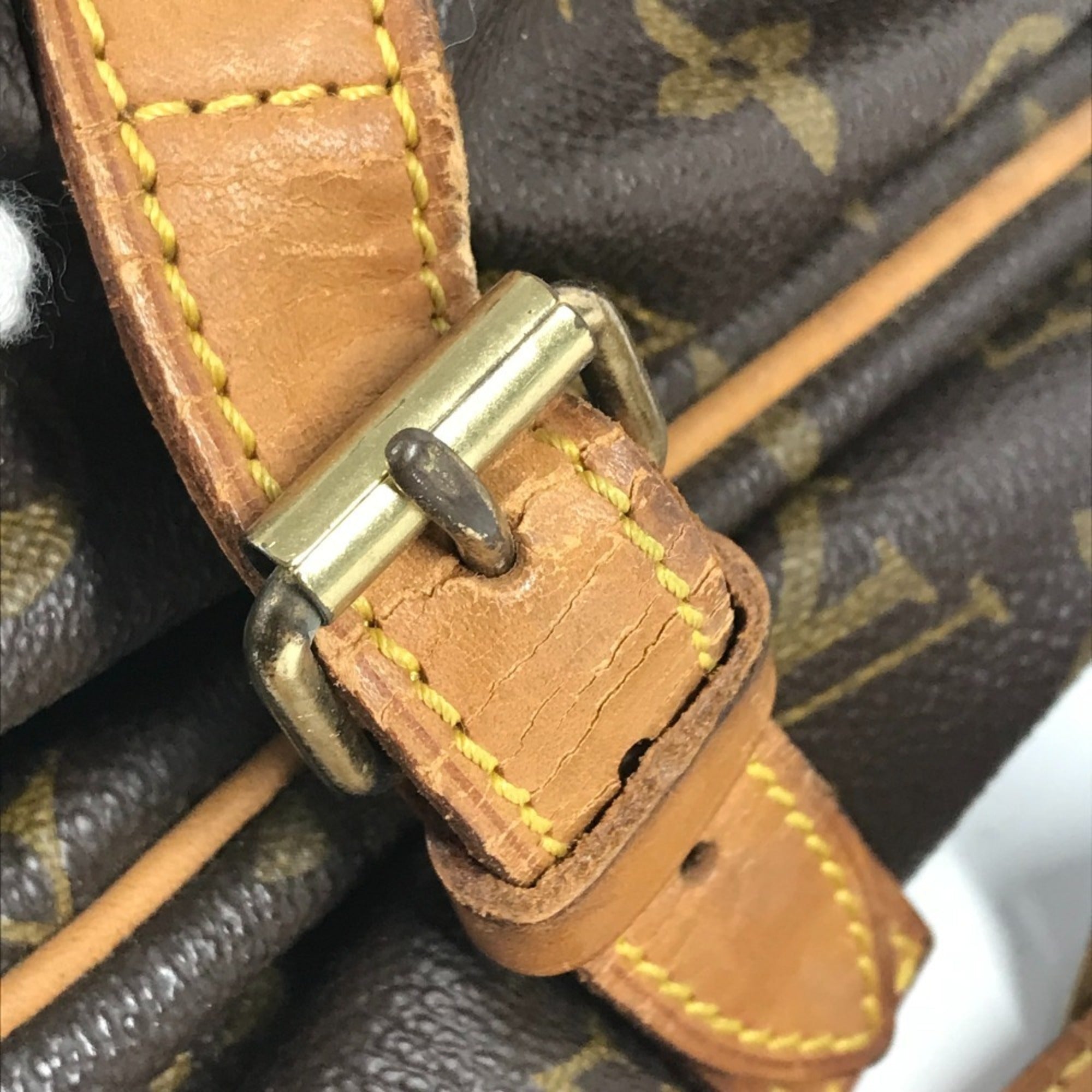 Louis Vuitton Brown Monogram Canvas Shoulder Bag