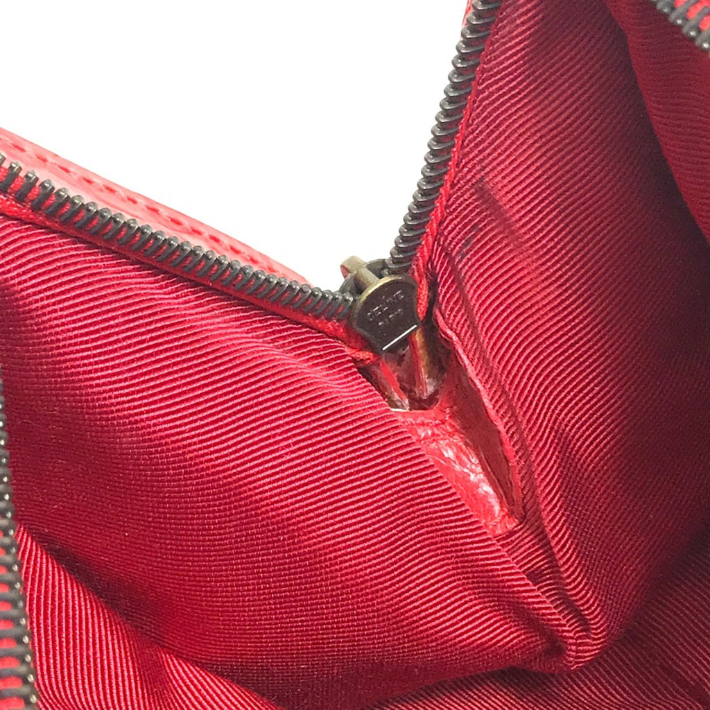 Celine Red Leather Handbag