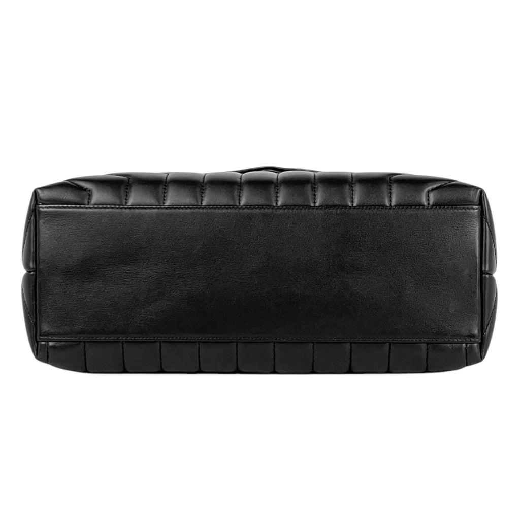 Saint Laurent Black Leather Shoulder Bag (Pre-Owned)