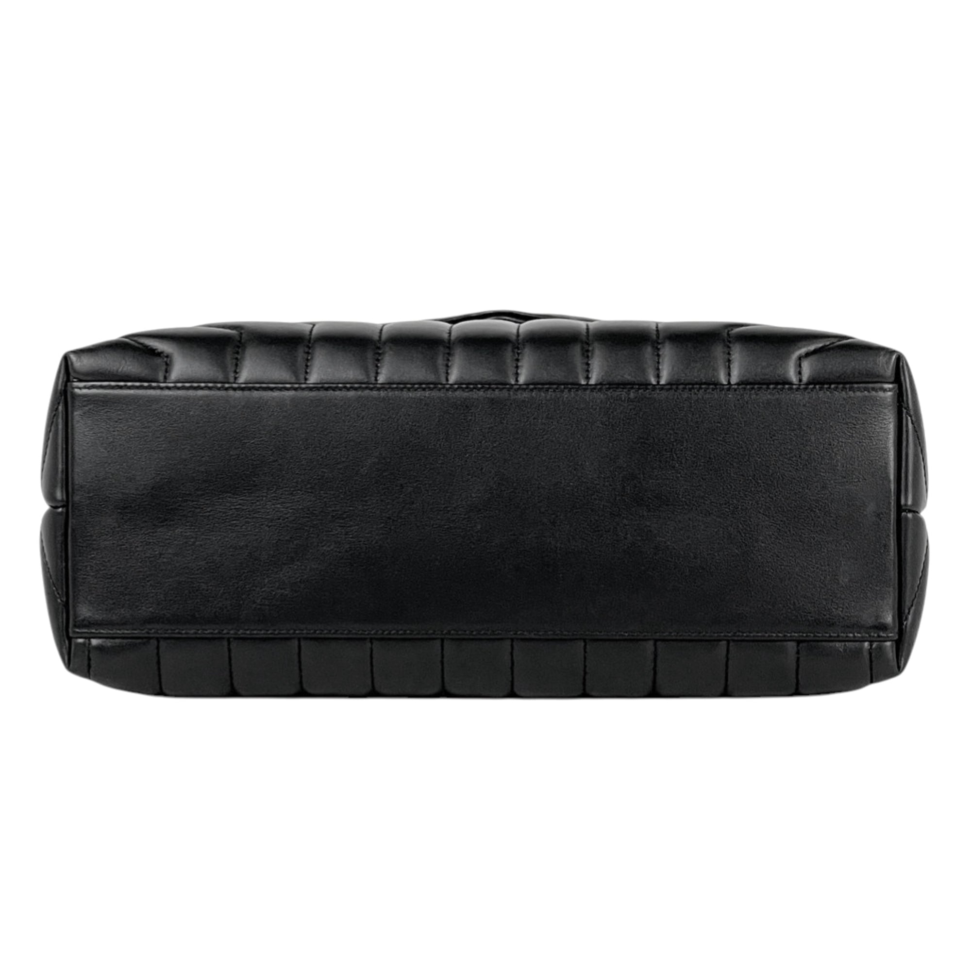 Saint Laurent Black Leather Shoulder Bag (Pre-Owned)
