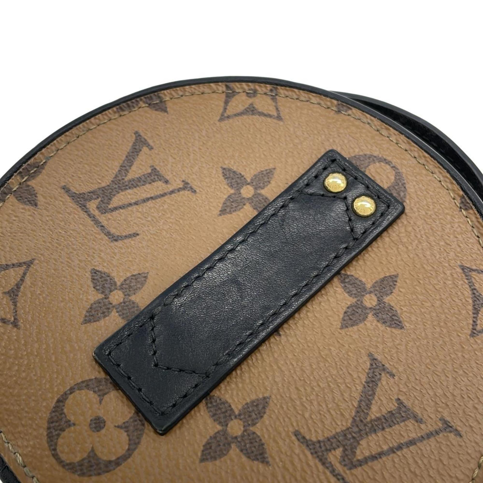 Louis Vuitton Marron Coated Canvas Shoulder Bag