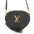Louis Vuitton Noir Leather Shoulder Bag