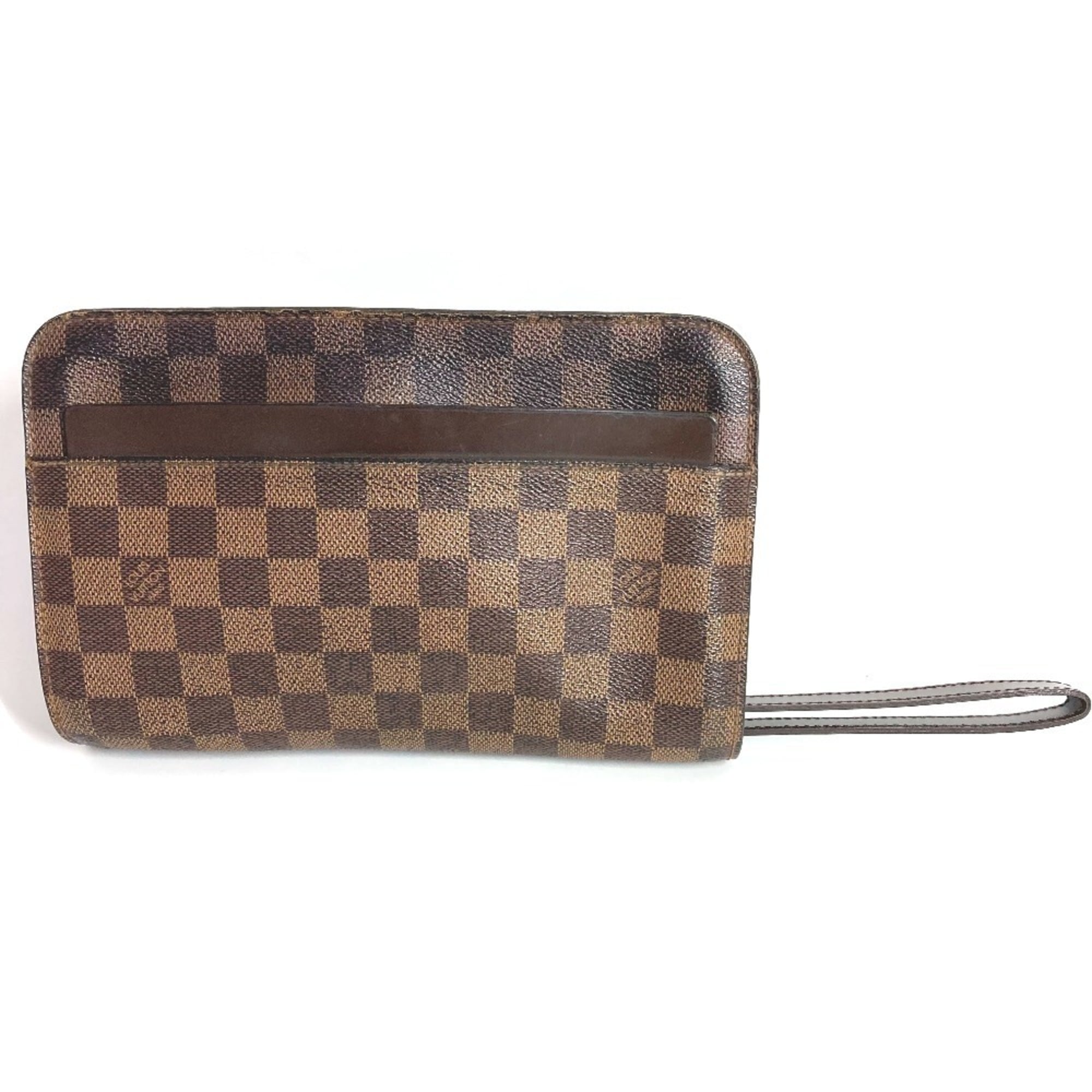 Louis Vuitton Brown Damier Canvas Ebene Damier Canvas Clutch Bag Pouch