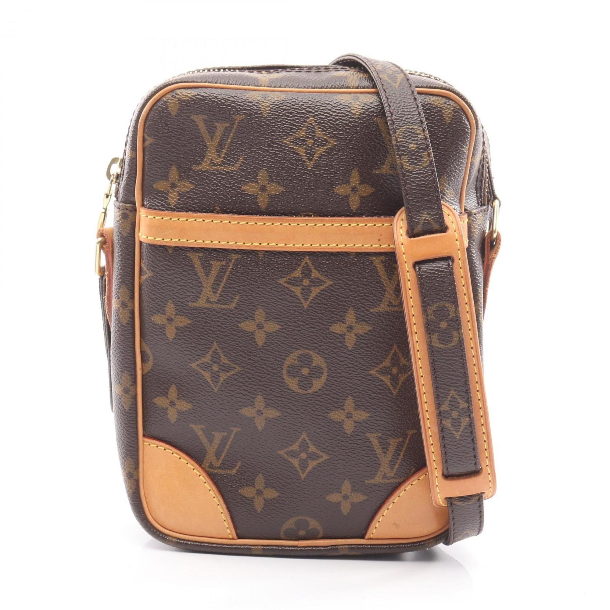 Louis Vuitton Brown Pvc Leather Shoulder Bag