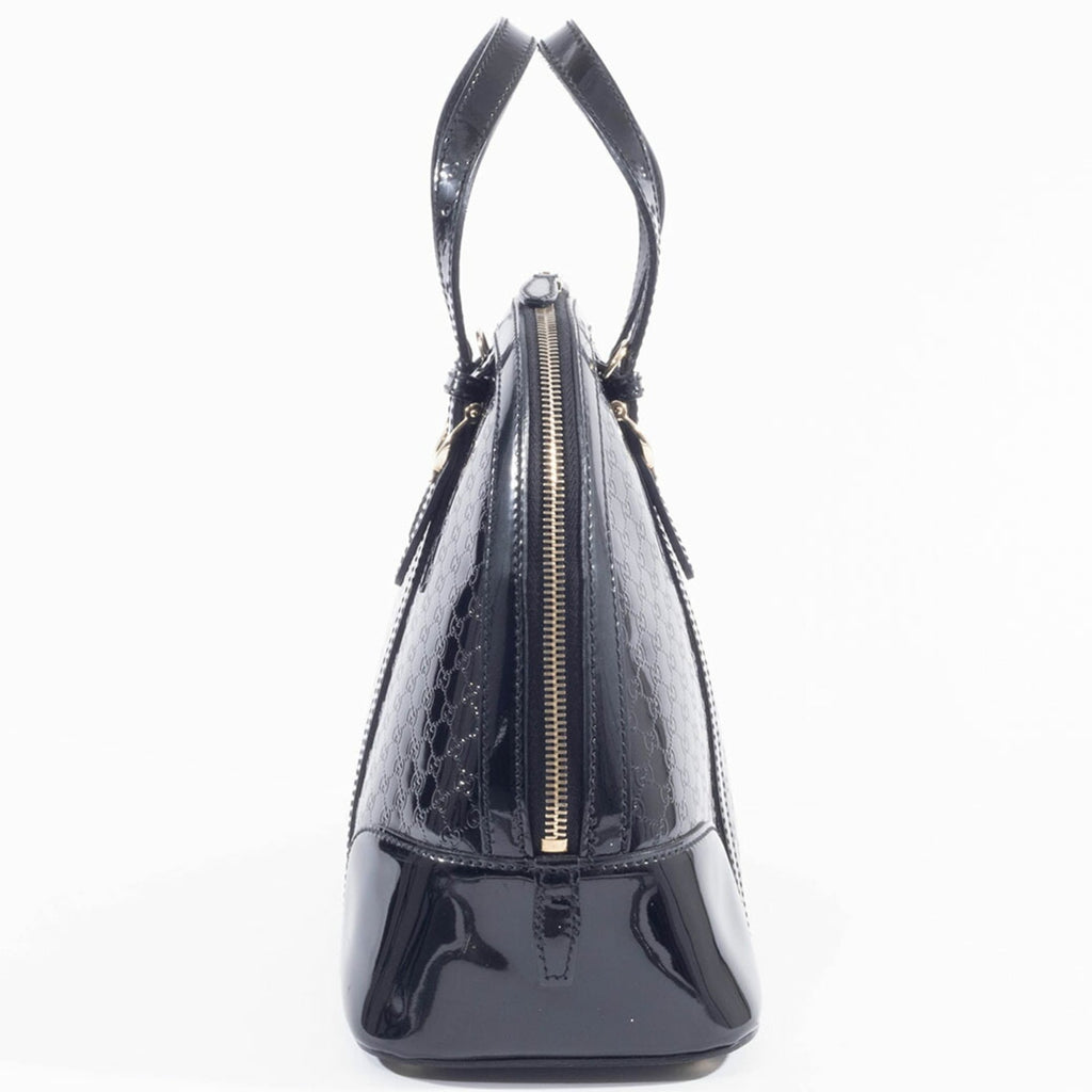 Gucci Black Patent Leather Handbag (Pre-Owned)