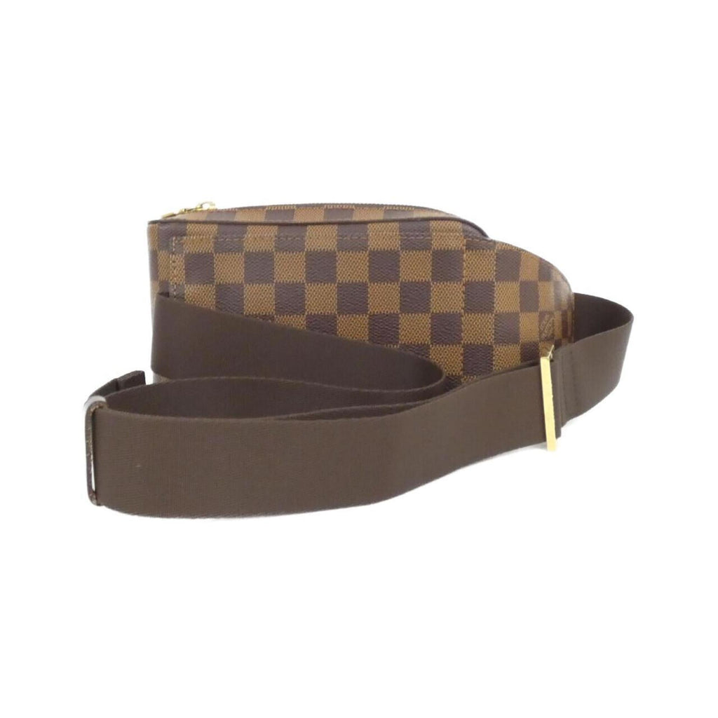 Louis Vuitton Brown Coated Canvas Shoulder Bag