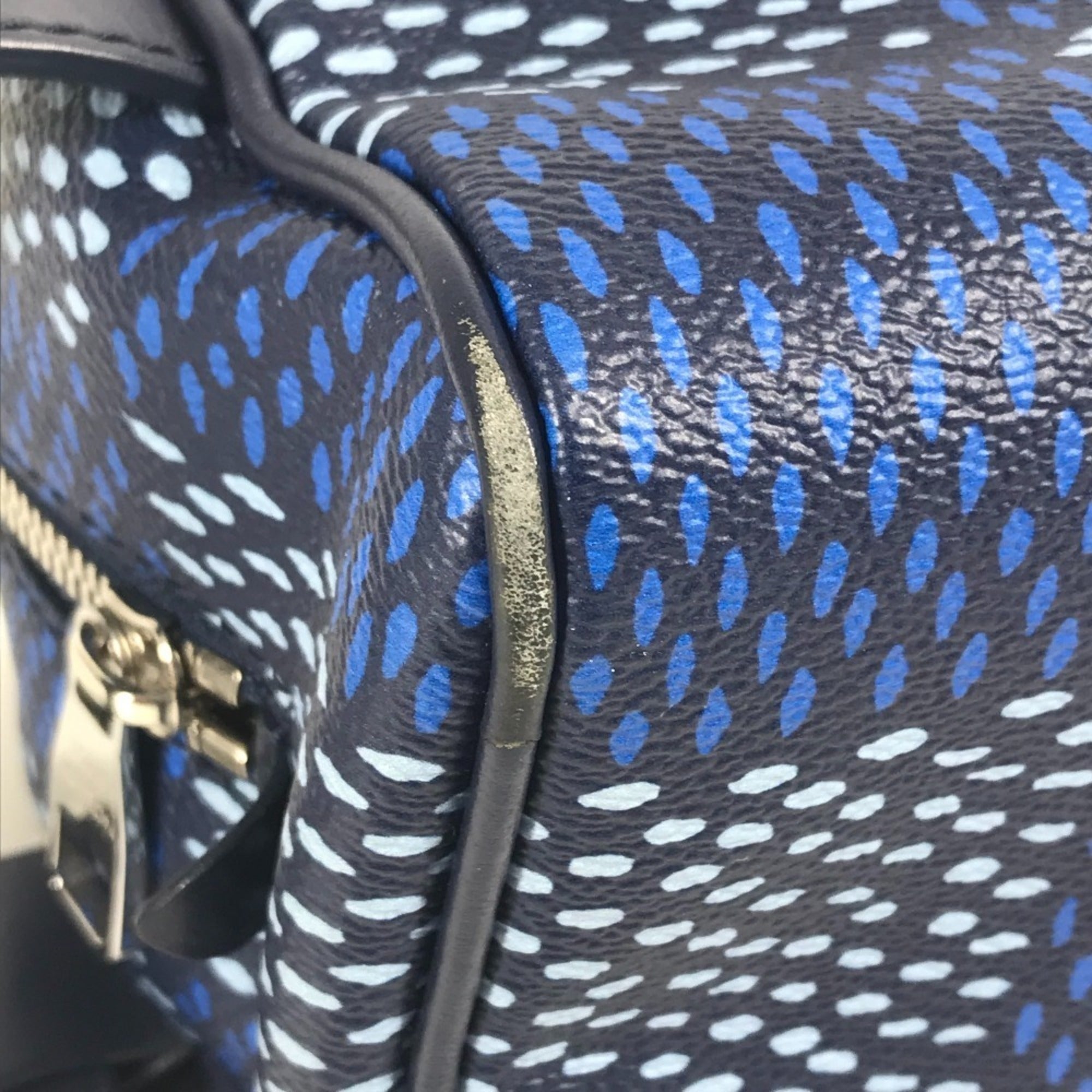 Louis Vuitton Blue Damier Canvas Clutch Bag