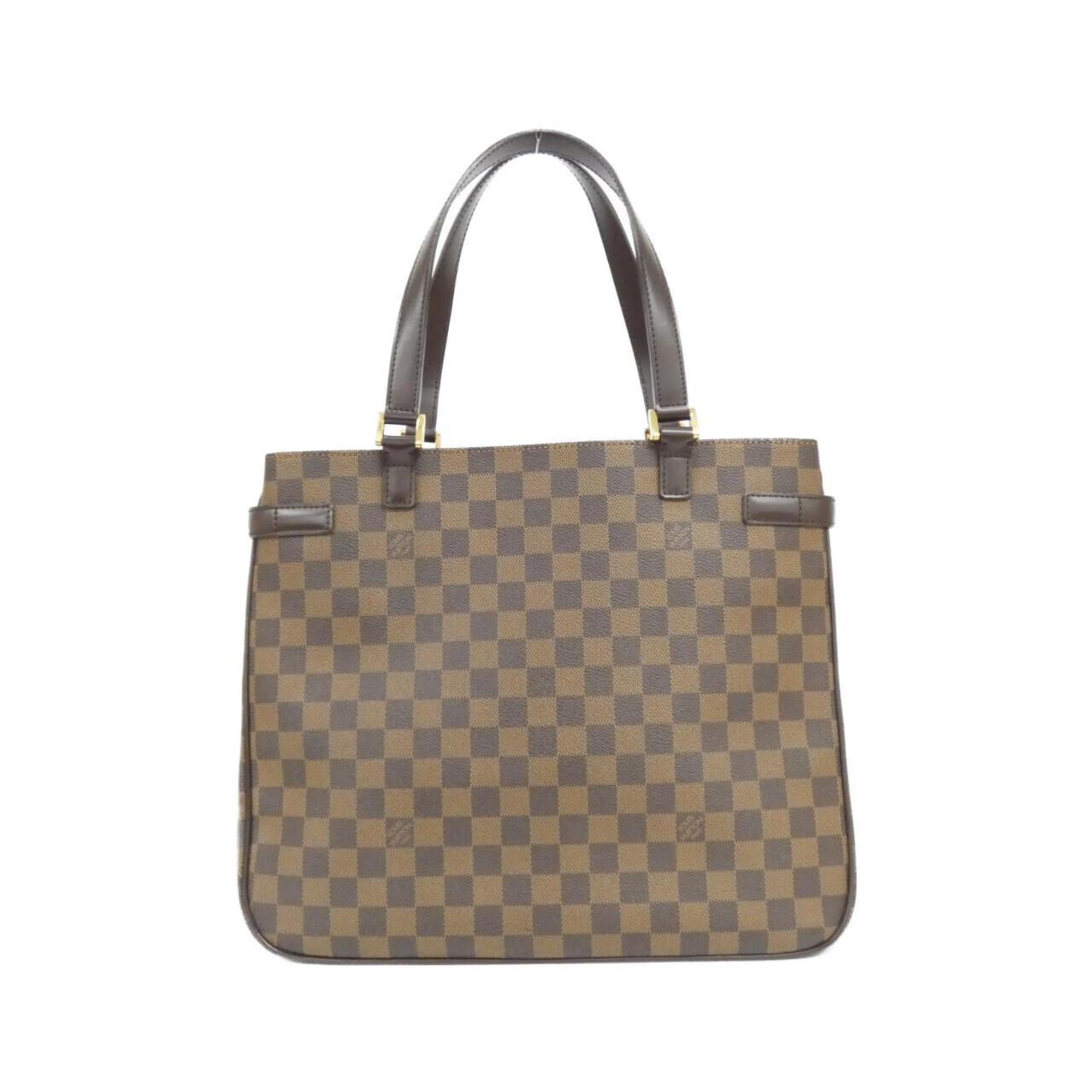 Louis Vuitton Brown Coated Canvas Handbag
