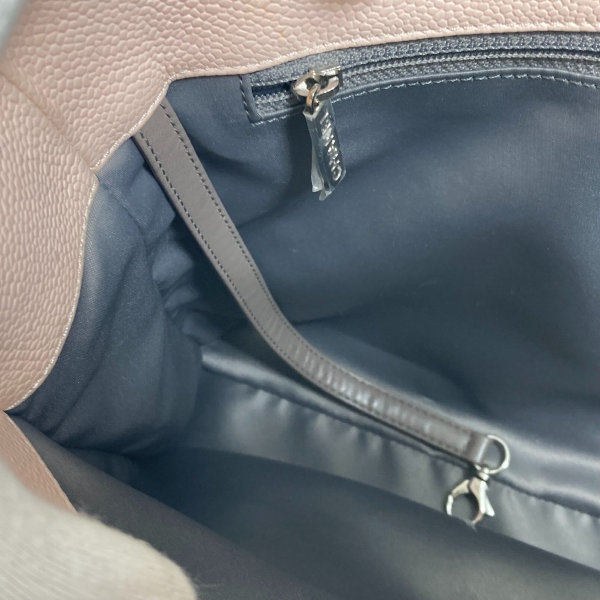 Chanel Pink Leather Tote Bag
