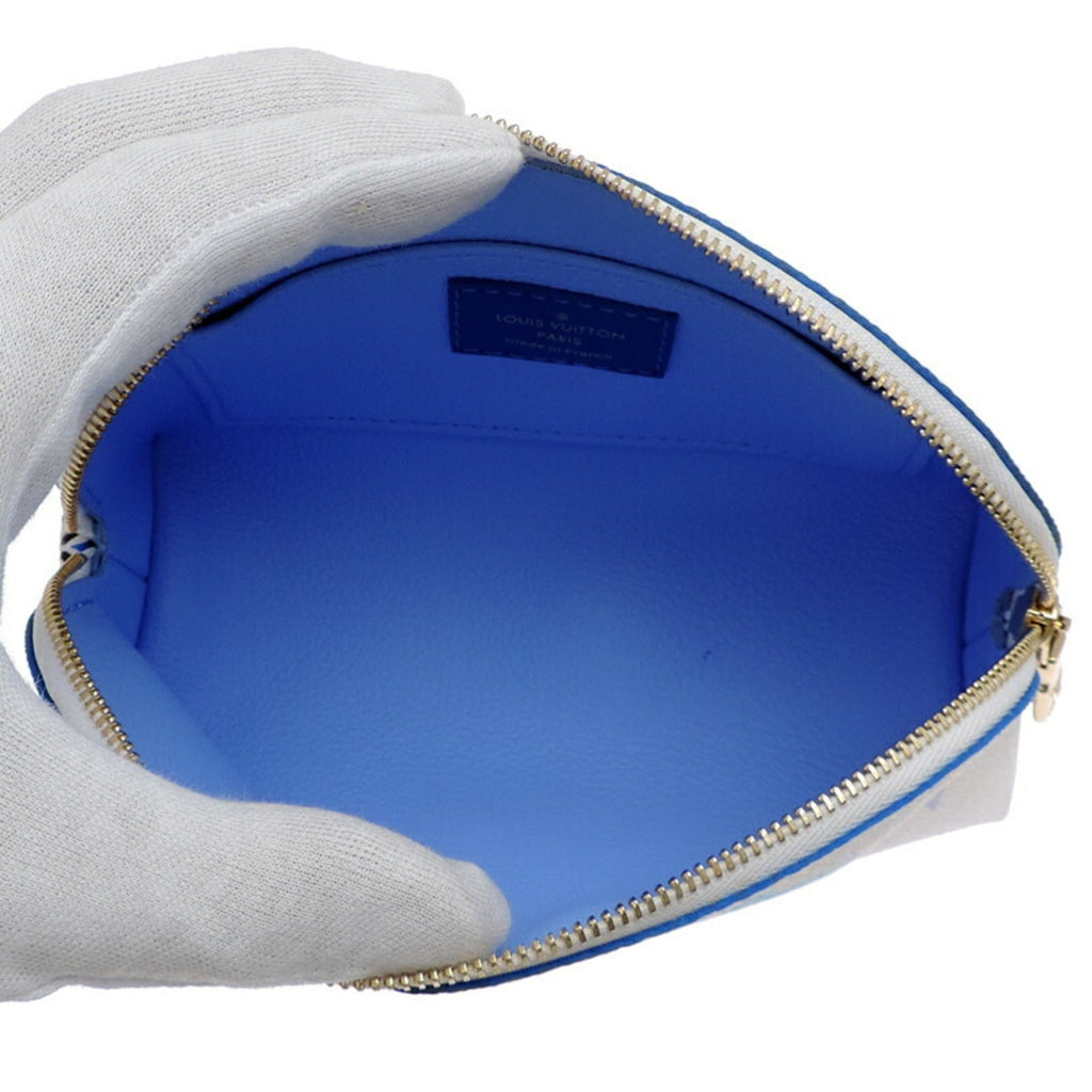 Louis Vuitton Blue White Pouch