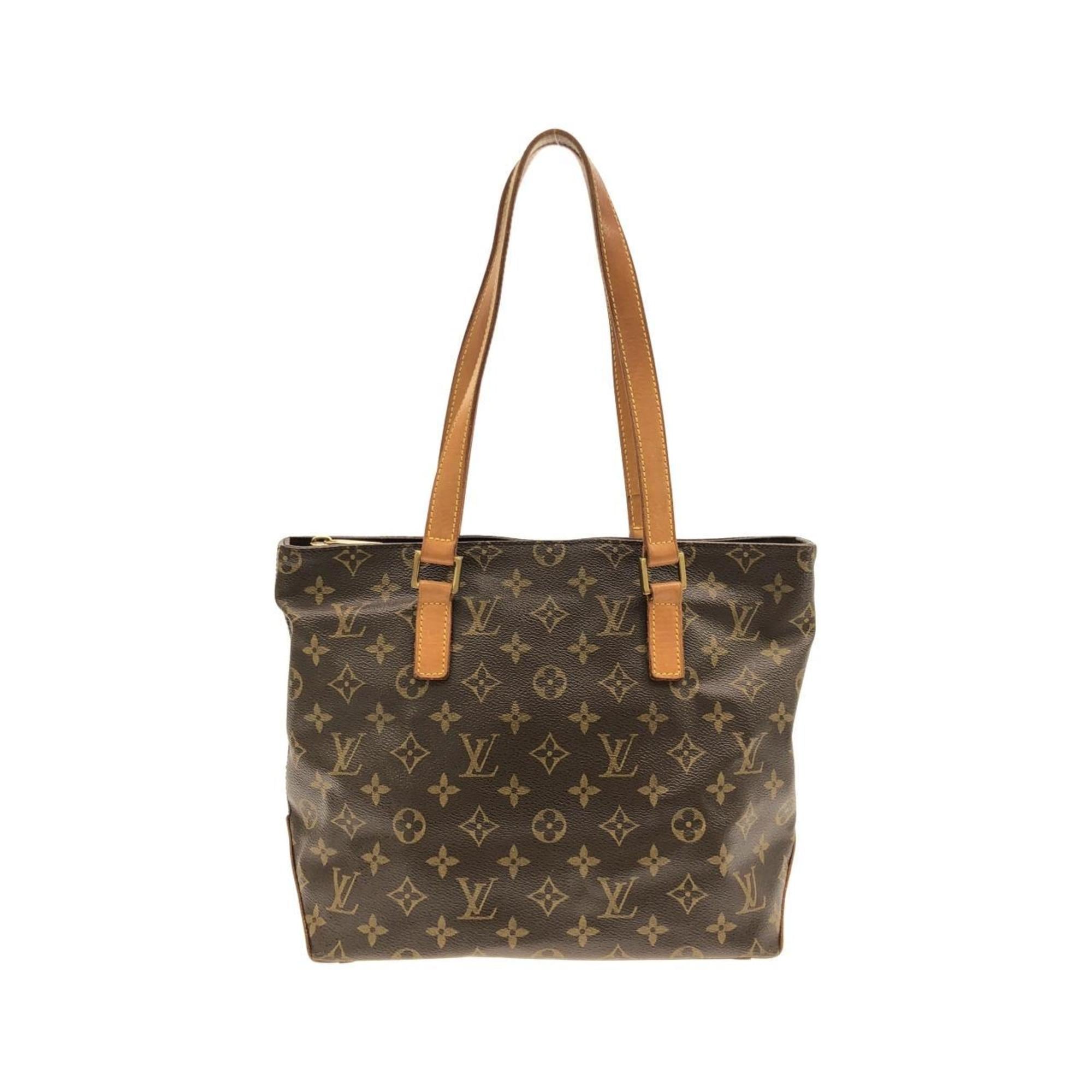 Louis Vuitton Marron Coated Canvas Handbag