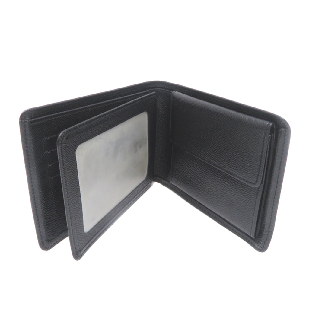 Louis Vuitton Ardoise Black Taiga Leather Wallet