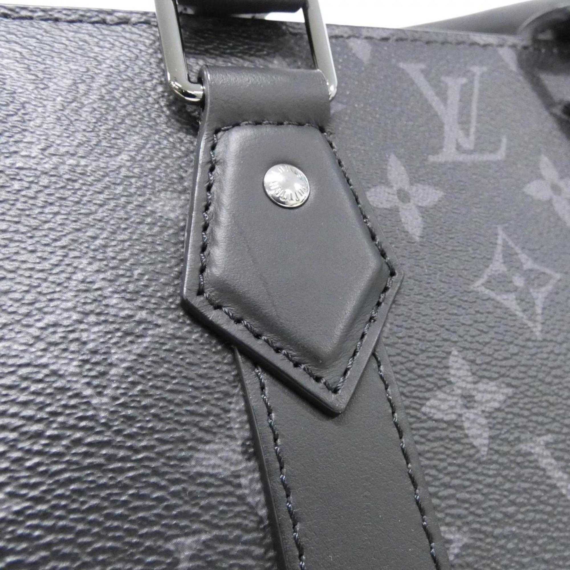 Louis Vuitton Black Coated Canvas Handbag