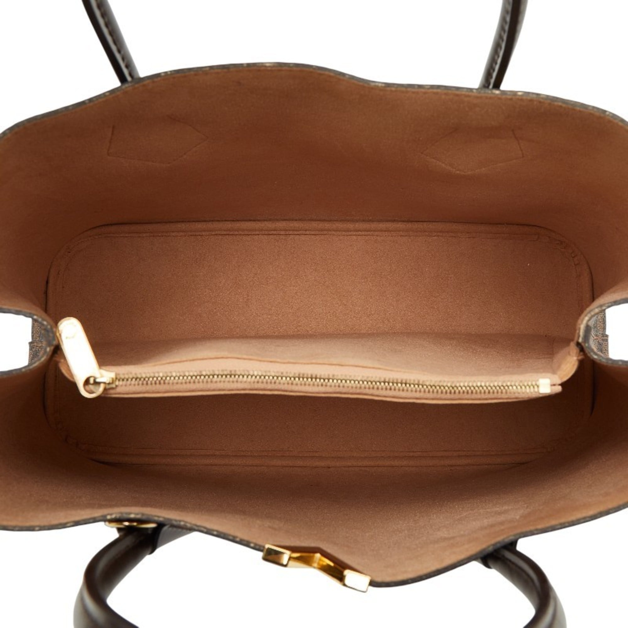 Louis Vuitton Brown Ebene Pvc Leather Shoulder Bag Tote Bag