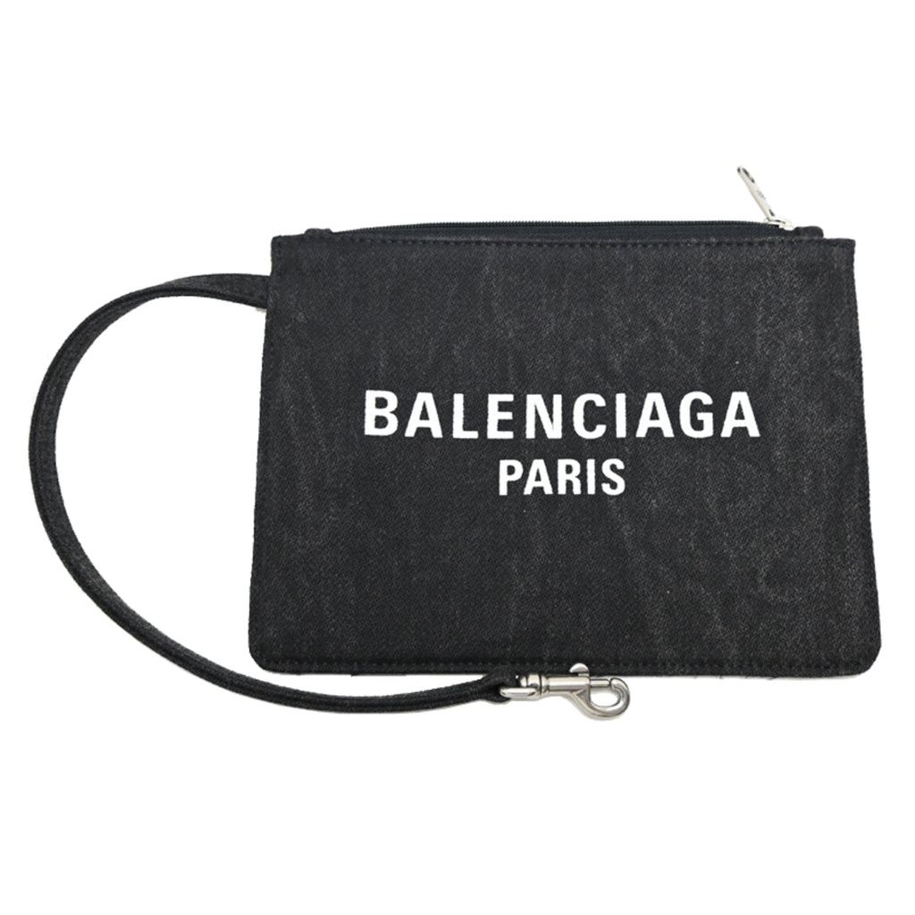 Balenciaga Black Denim Tote