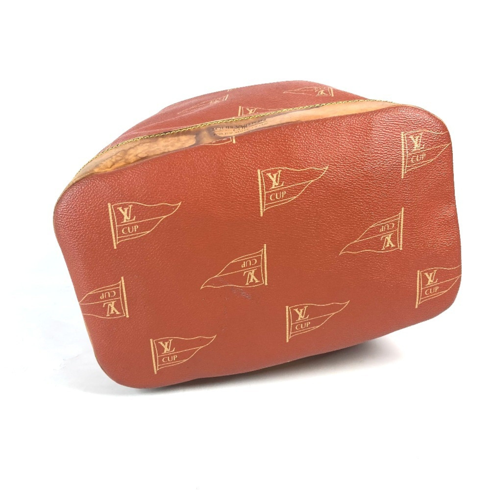 Louis Vuitton Brown Pvc Leather Shoulder Bag