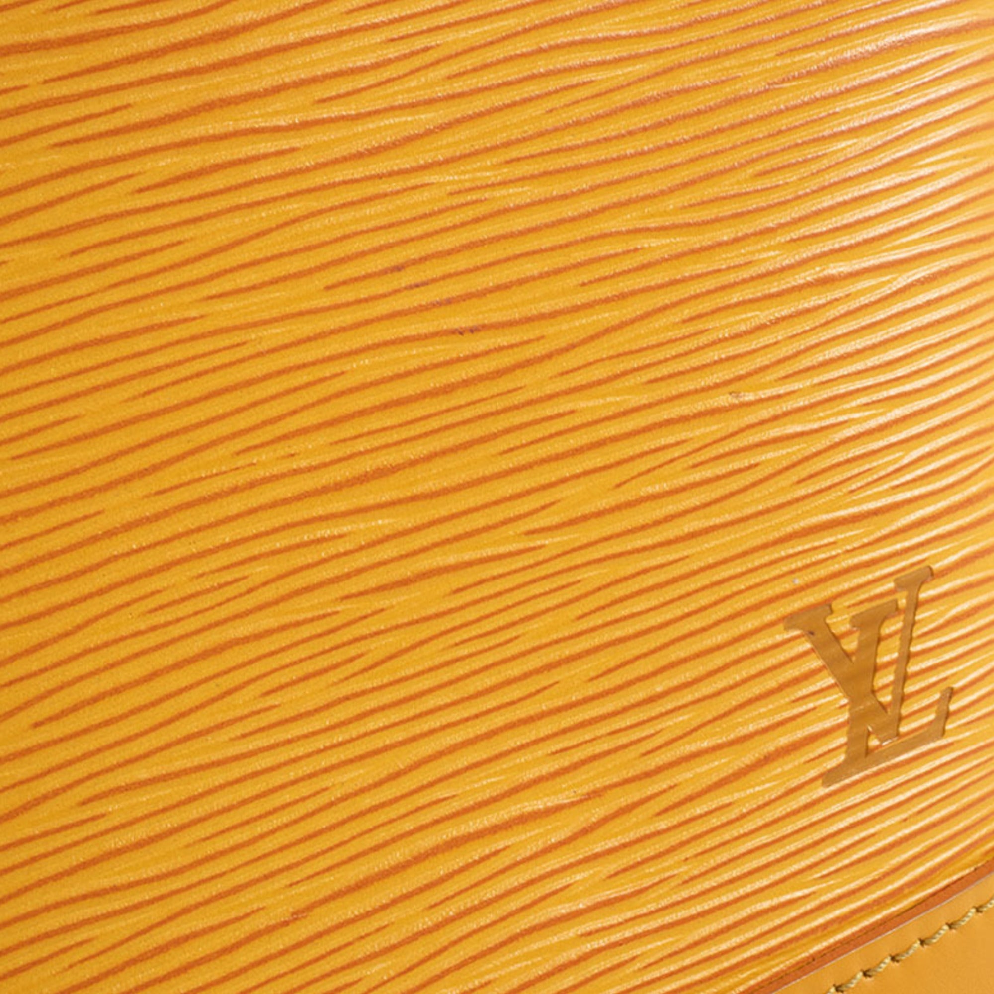 Louis Vuitton Yellow Epi Leather Handbag