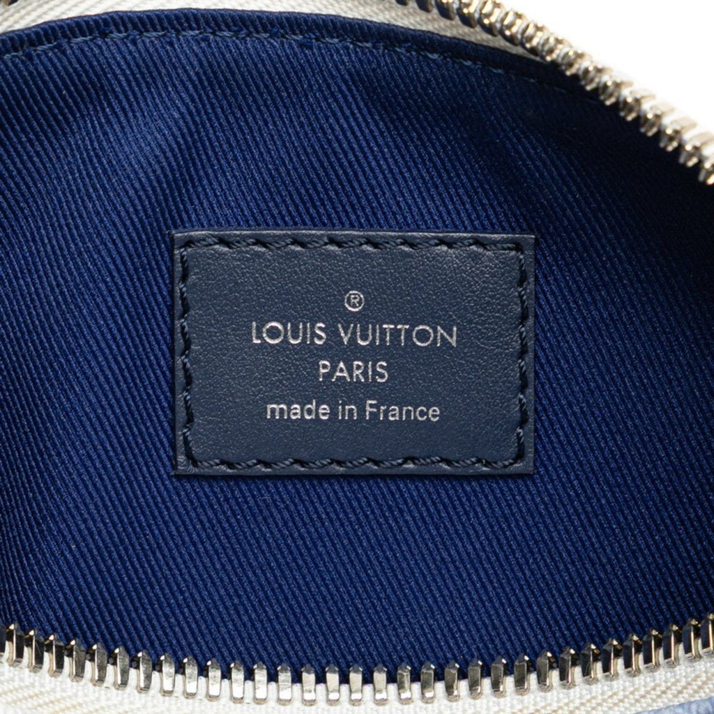 Louis Vuitton Monogram Watercolor Blue White Pvc Leather Handbag Shoulder Bag