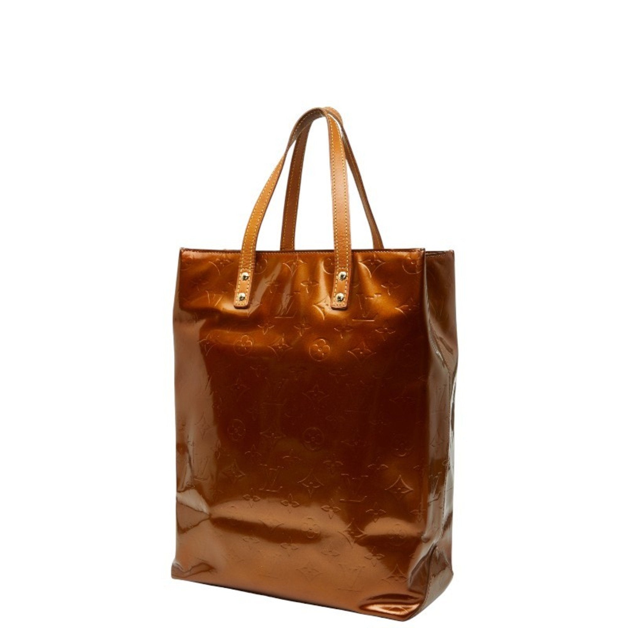Louis Vuitton Bronze Brown Monogram Patent Leather Tote Bag