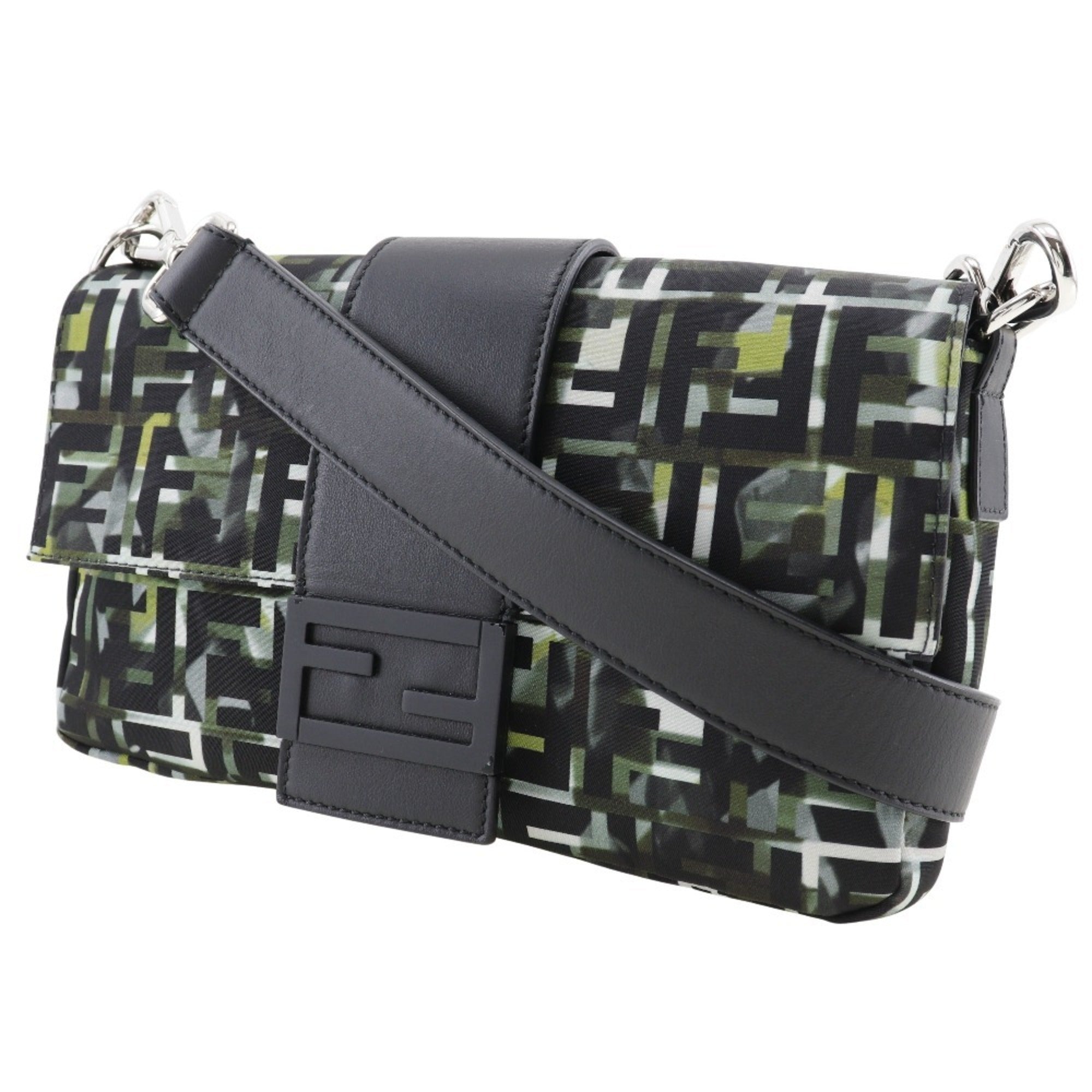 Fendi Black Nylon Shoulder Bag