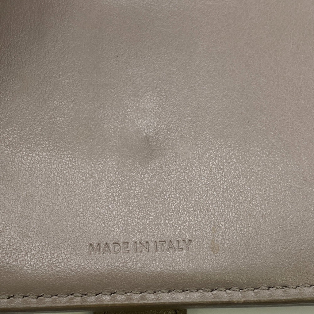 Celine Beige Leather Wallet (Bi-Fold)