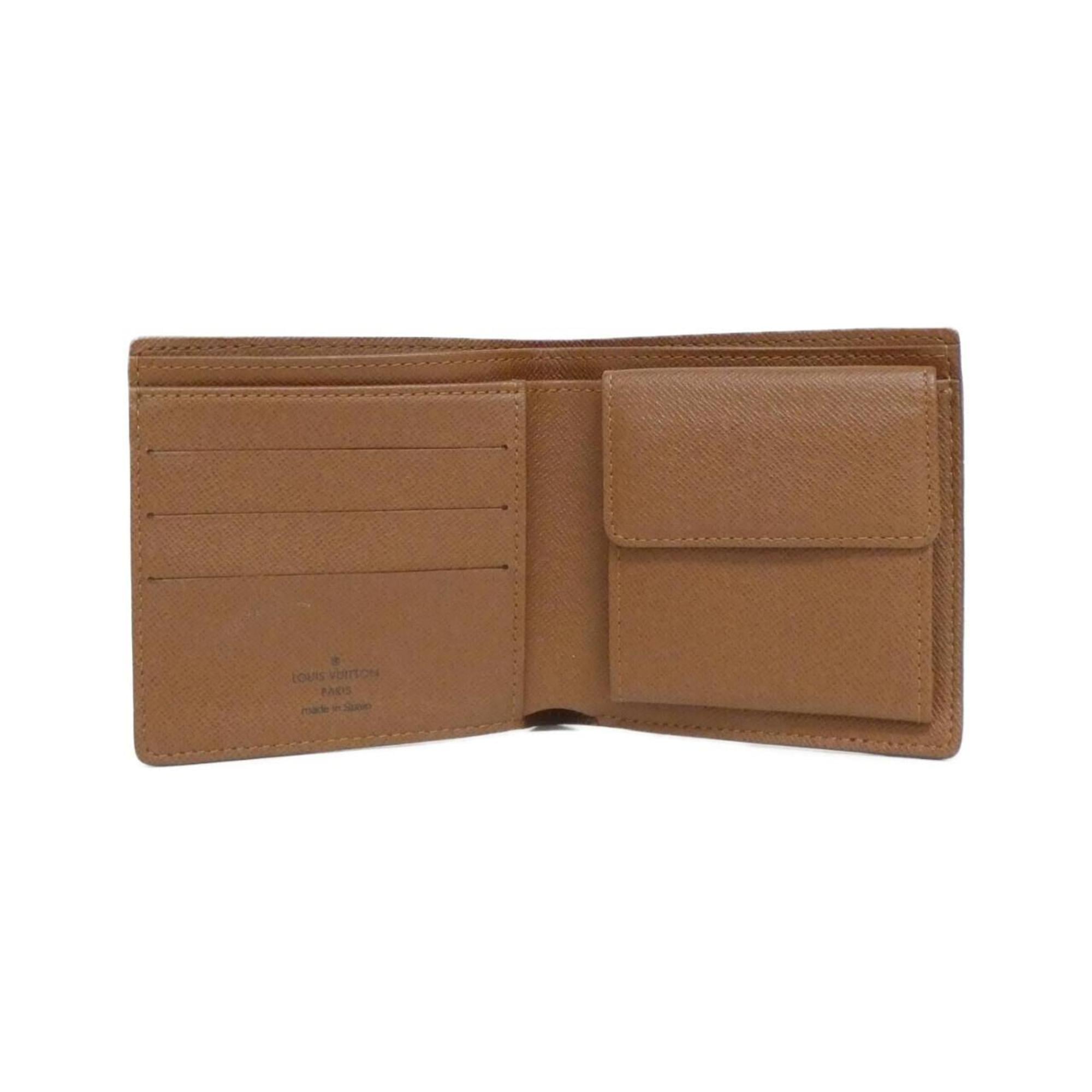 Louis Vuitton Marron Coated Canvas Wallet