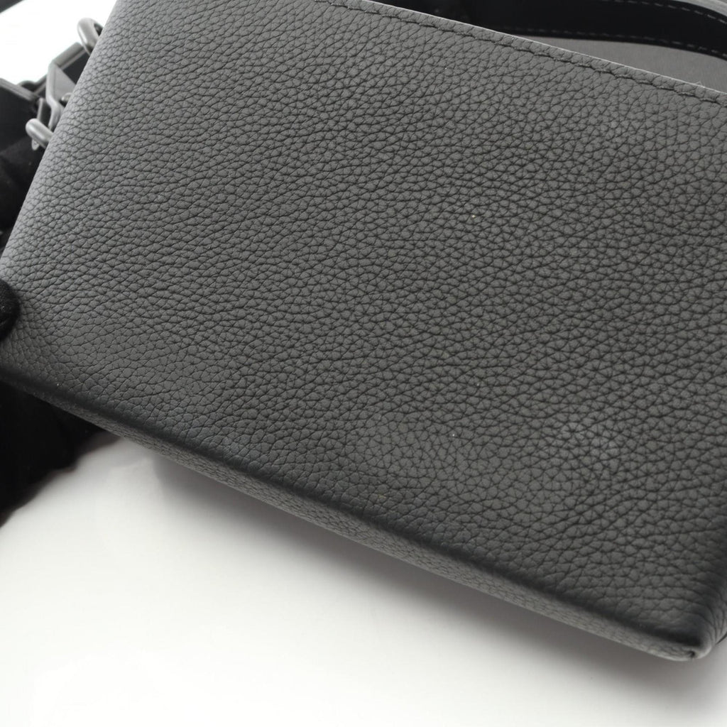 Louis Vuitton Black Leather Shoulder Bag