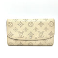 Louis Vuitton White Leather Long Wallet