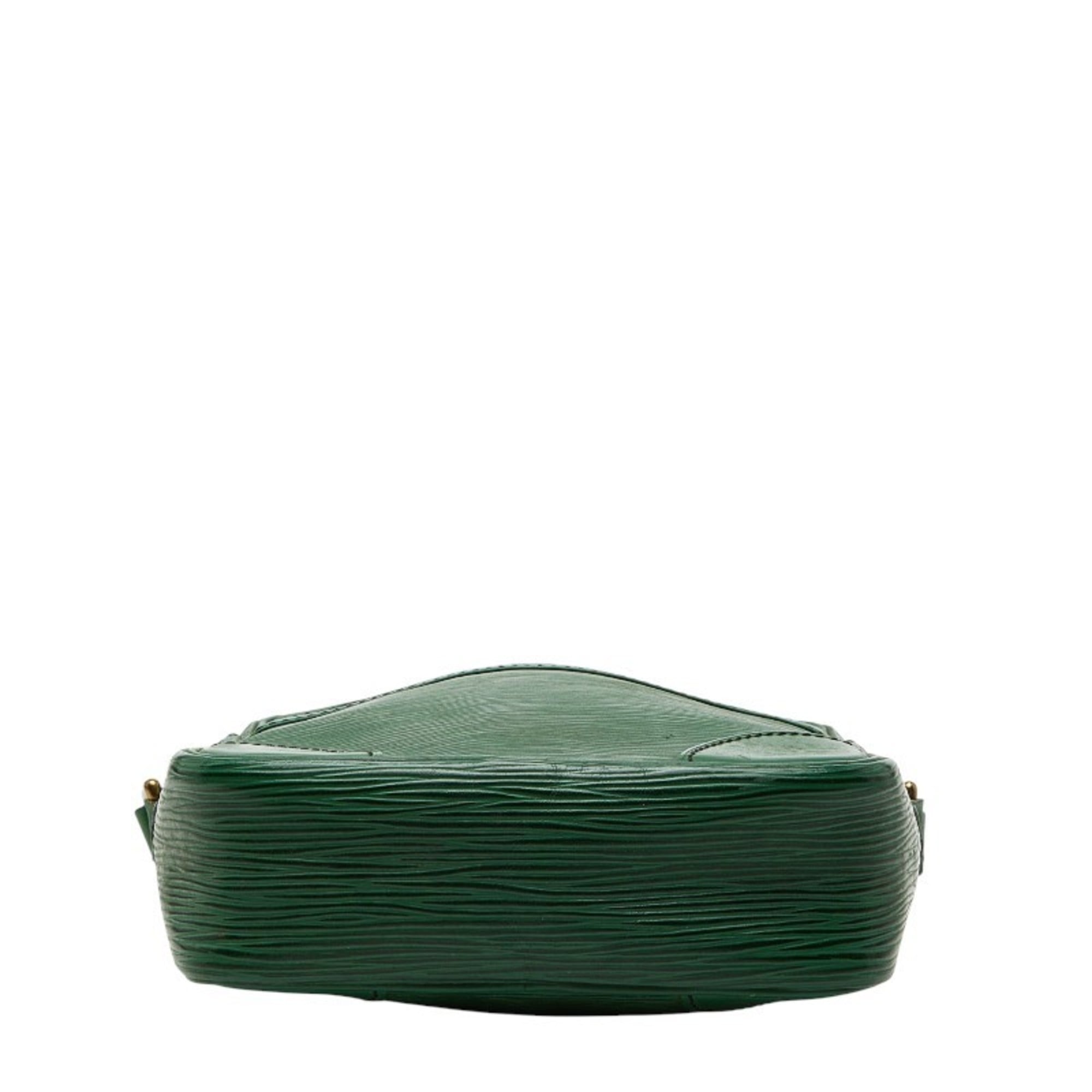 Louis Vuitton Epi Borneo Green Leather Shoulder Bag