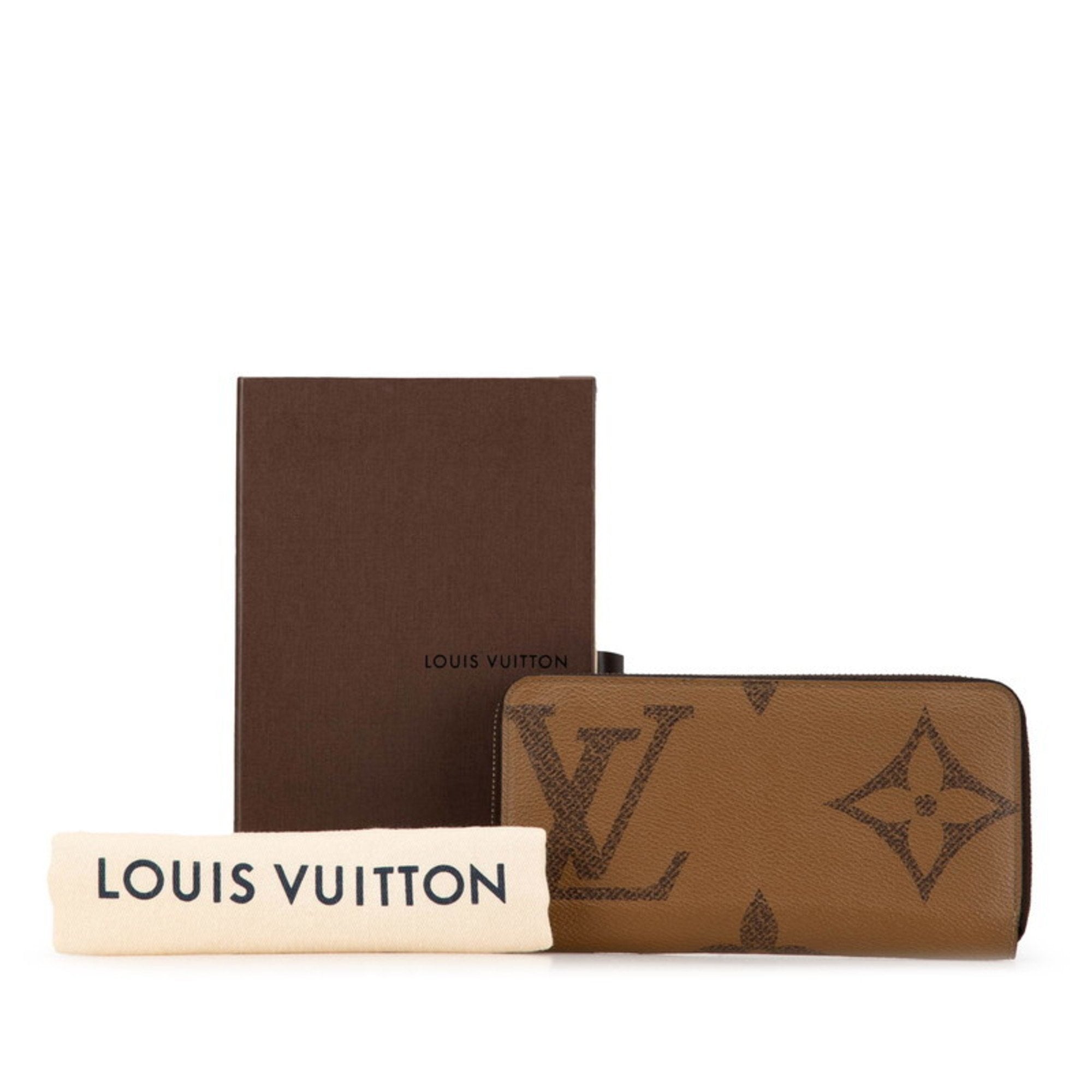 Louis Vuitton Brown Pvc Leather Long Wallet