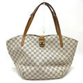 Louis Vuitton White Damier Azur Shoulder Bag Tote Bag
