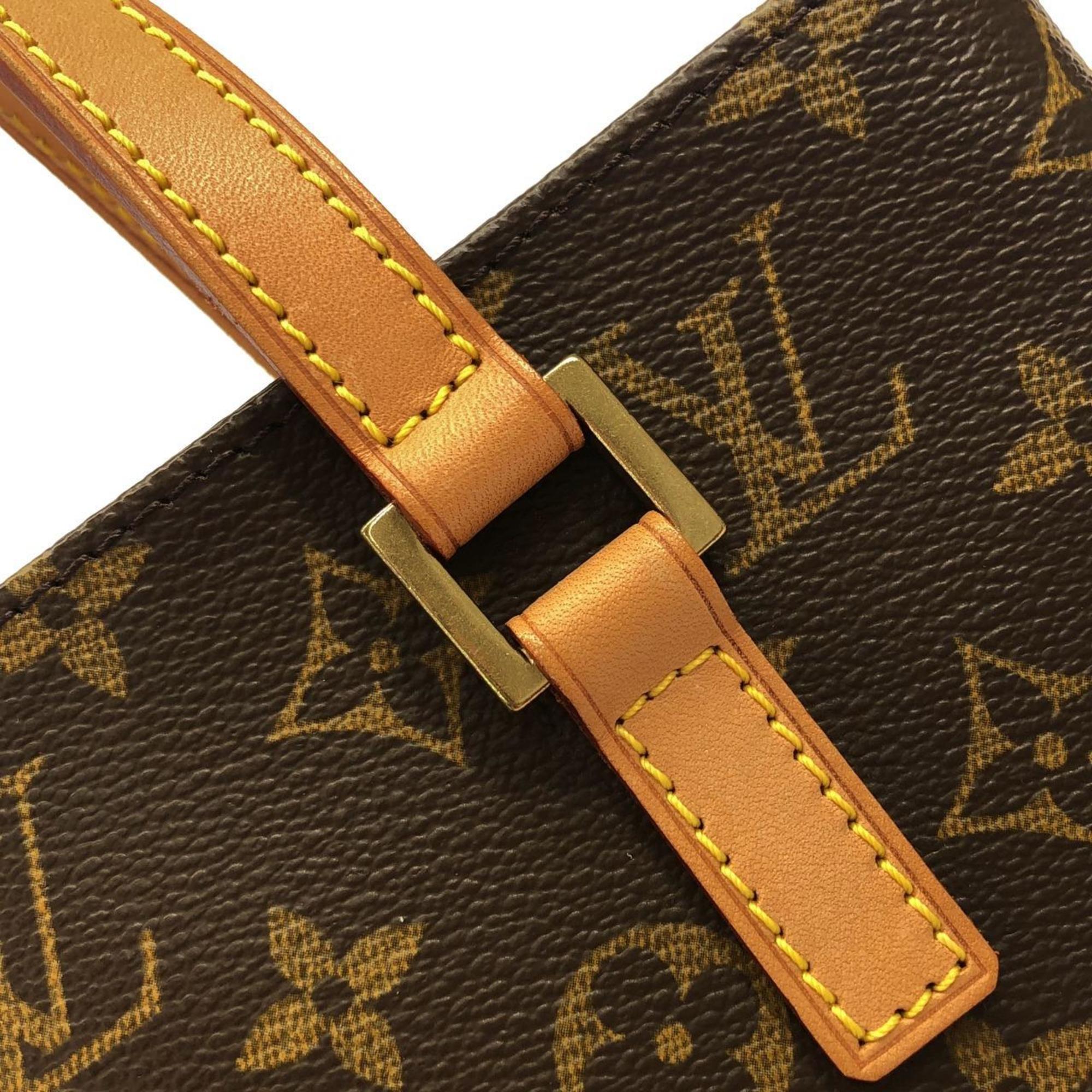 Louis Vuitton Marron Coated Canvas Handbag