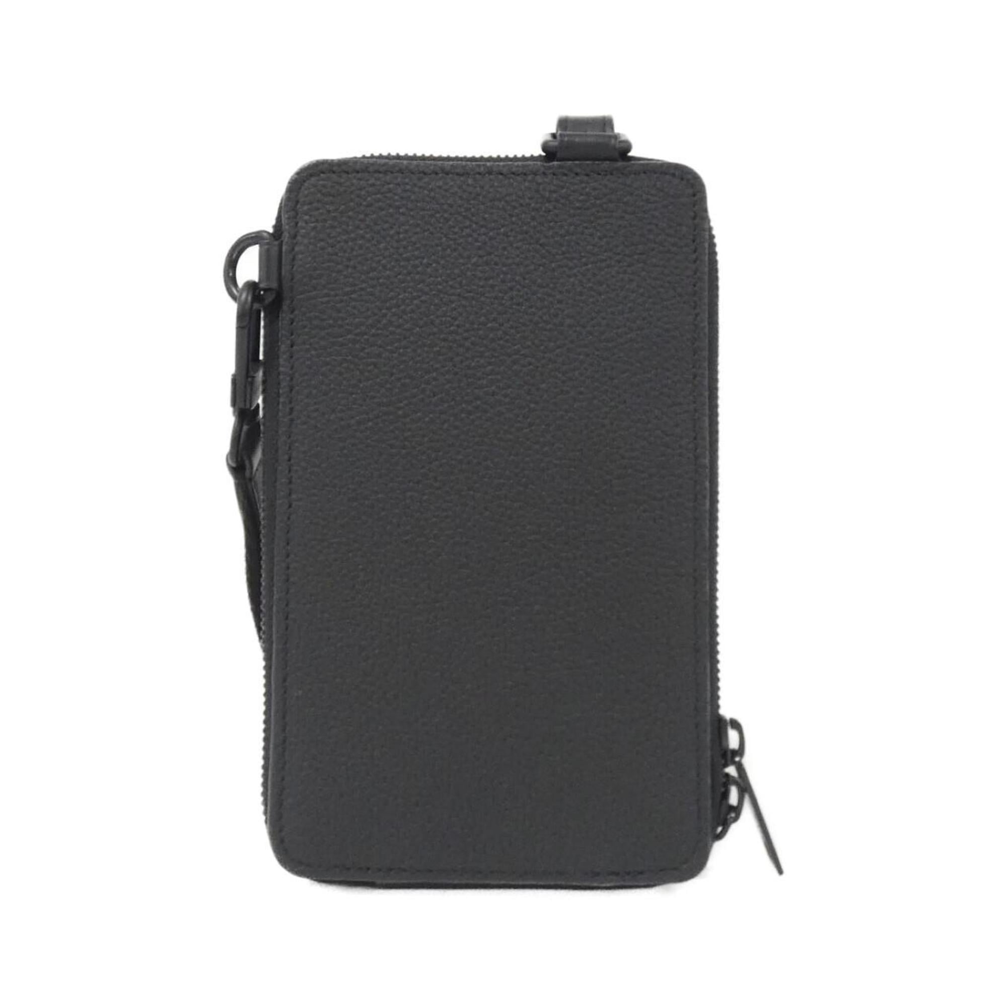 Louis Vuitton Black Leather Pouch Shoulder Bag