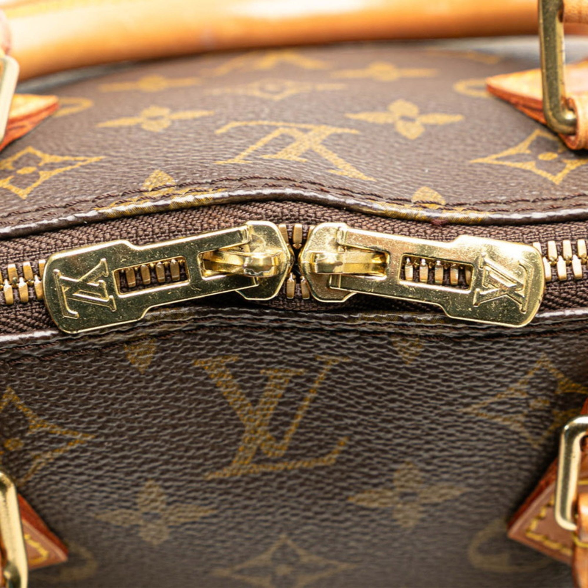 Louis Vuitton Brown Pvc Leather Handbag Shoulder Bag