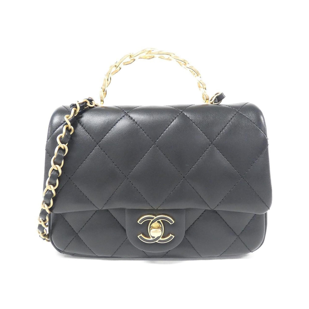 Chanel Black Leather Handbag