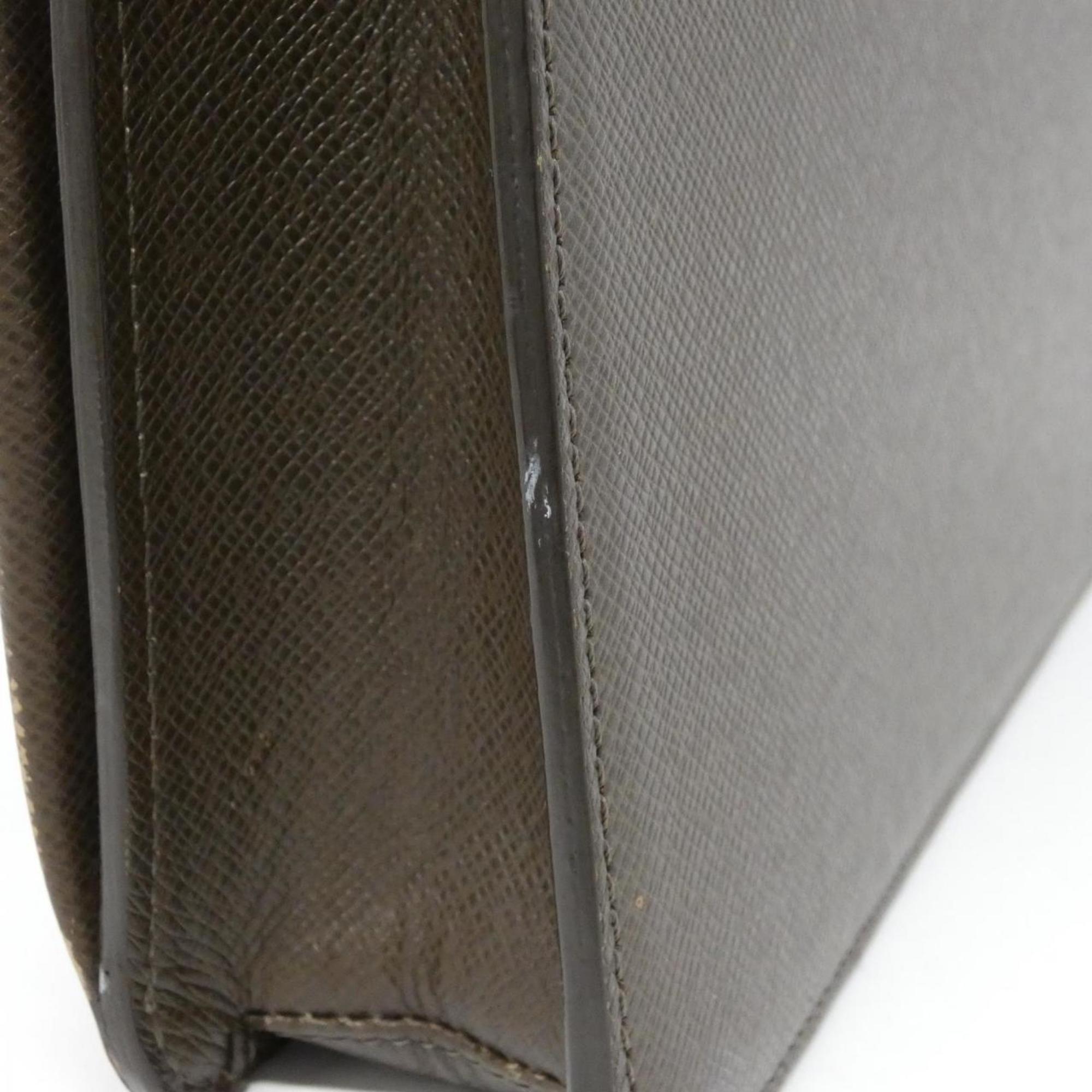 Louis Vuitton Brown Grizzly Leather Handbag