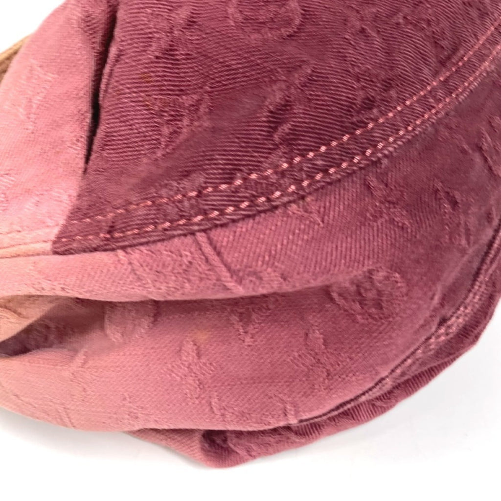 Louis Vuitton Monogram Denim Pink Rouge Fauviste Monogram Denim Shoulder Bag