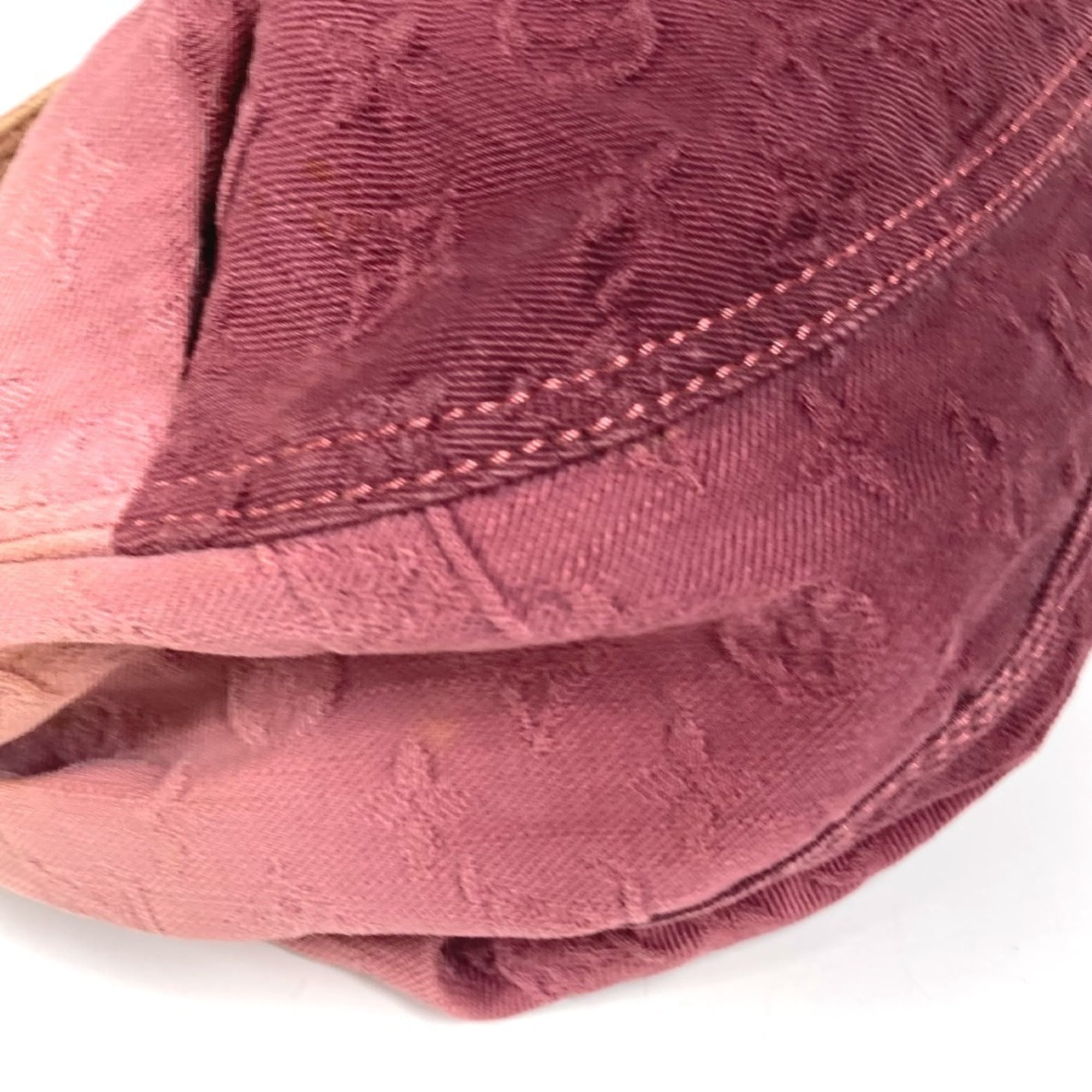 Louis Vuitton Monogram Denim Pink Rouge Fauviste Monogram Denim Shoulder Bag
