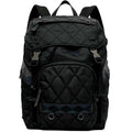 Prada Black Nero Nylon Leather Backpack