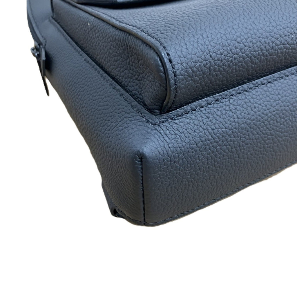 Louis Vuitton Black Leather Sling Bag