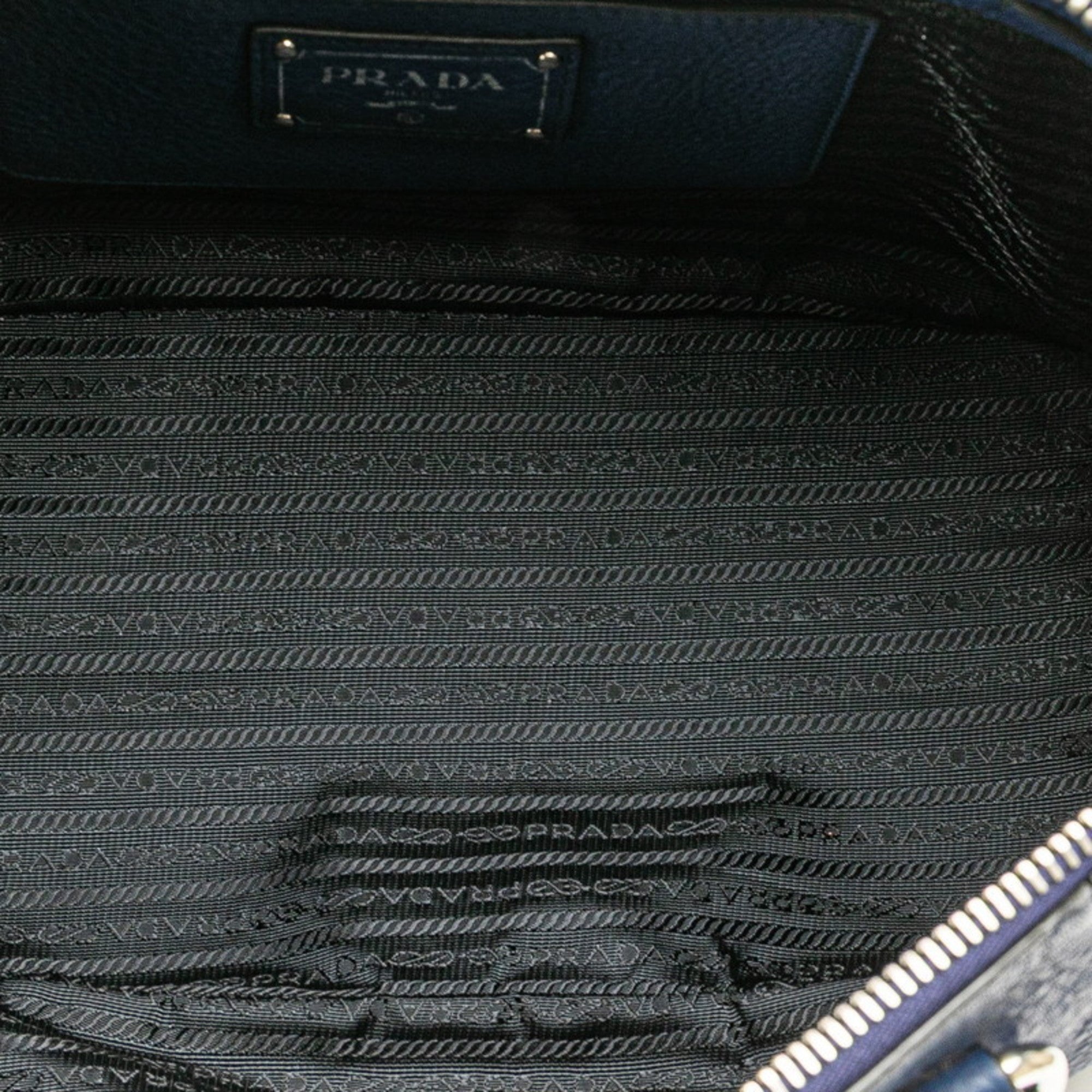 Prada Blue Handbag Tote Bag