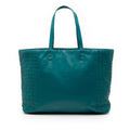 Bottega Veneta Blue Leather Handbag Tote Bag