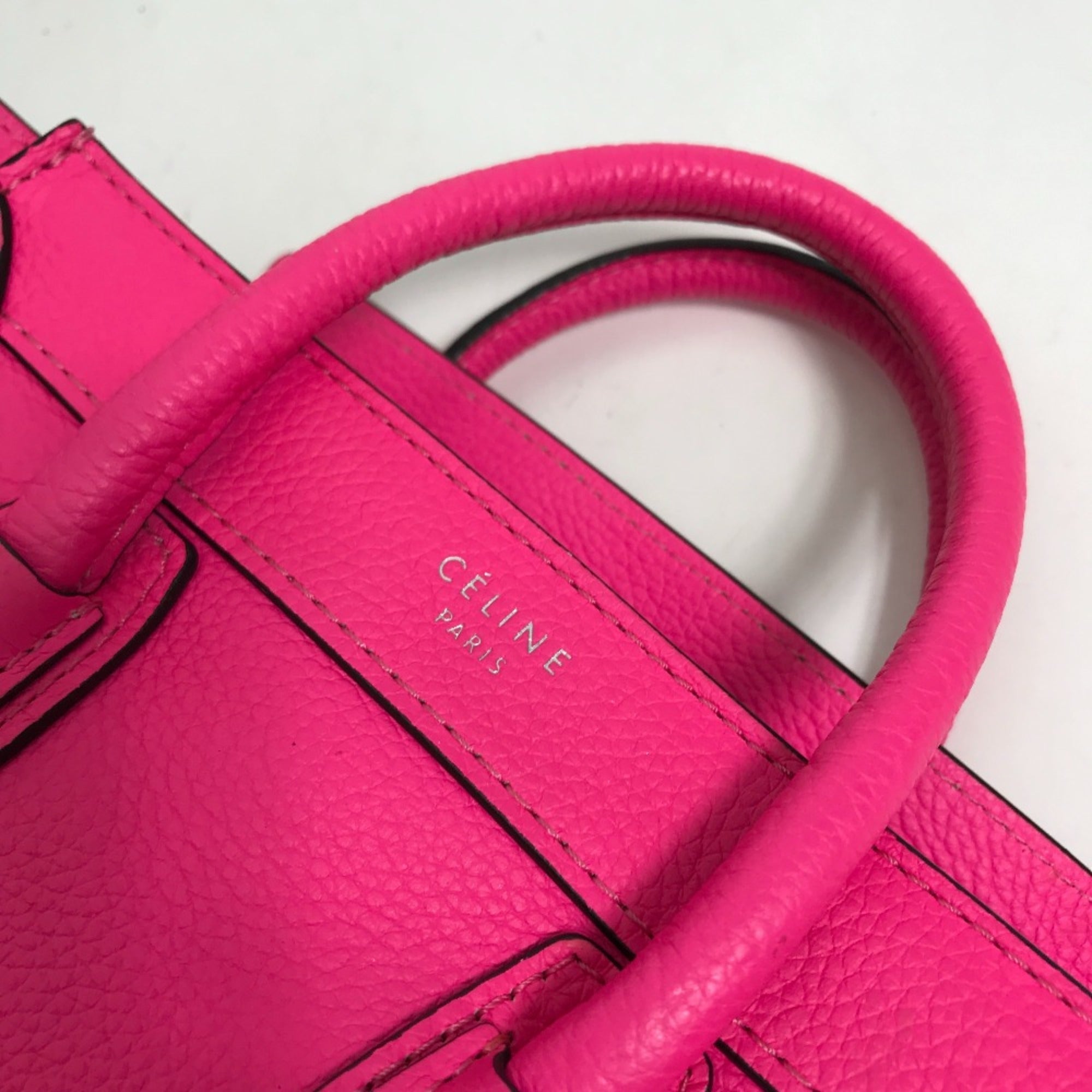 Celine Pink Leather Handbag