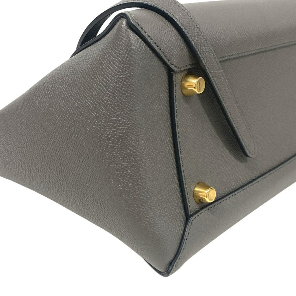 Celine Gray Leather Handbag