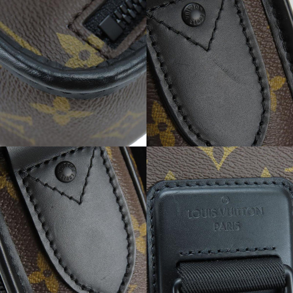 Louis Vuitton Monogram Macassar Black Brown Shoulder Bag