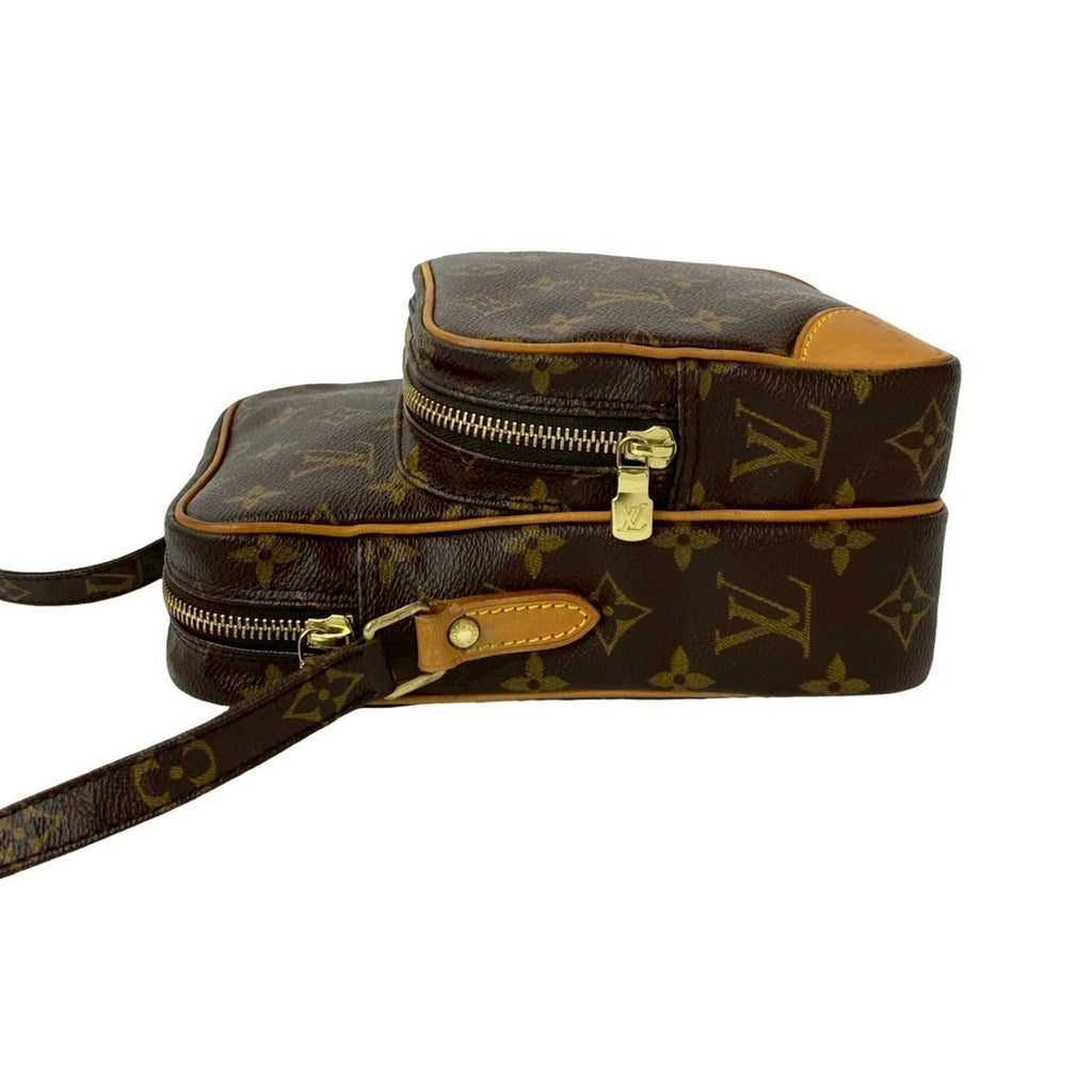 Louis Vuitton Brown Leather Pvc Pochette Shoulder Bag