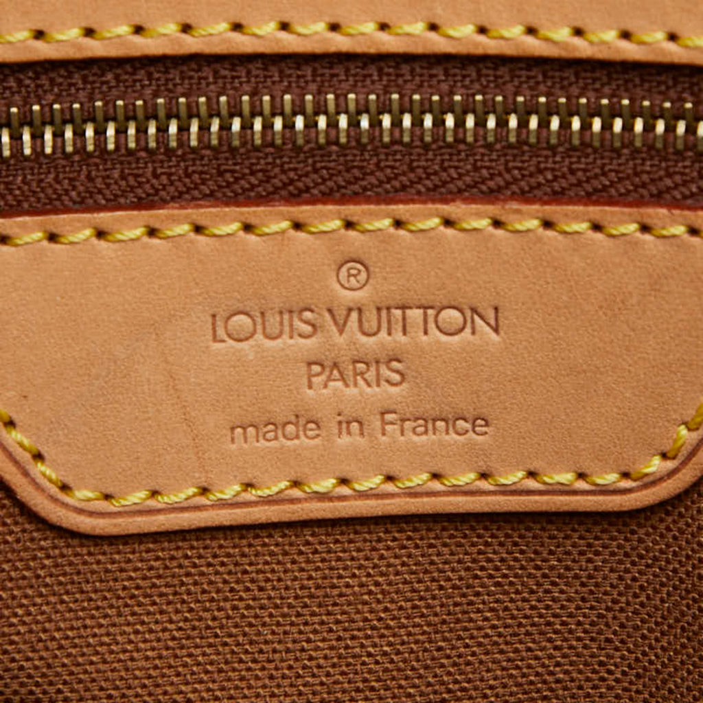 Louis Vuitton Brown Pvc Shoulder Bag Tote Bag
