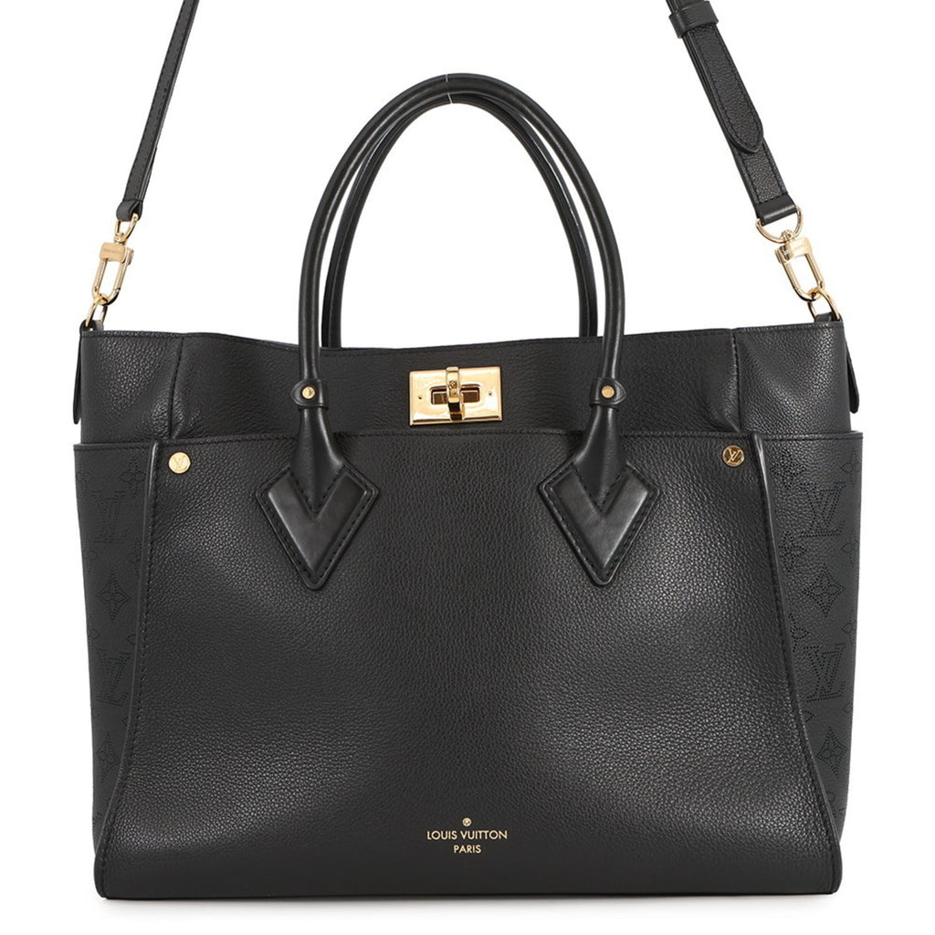 Louis Vuitton Noir Monogram Leather Handbag