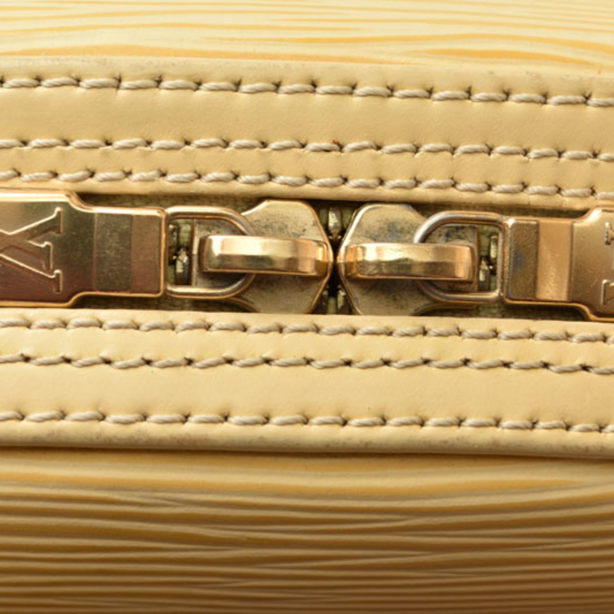 Louis Vuitton Yellow Epi Leather Handbag