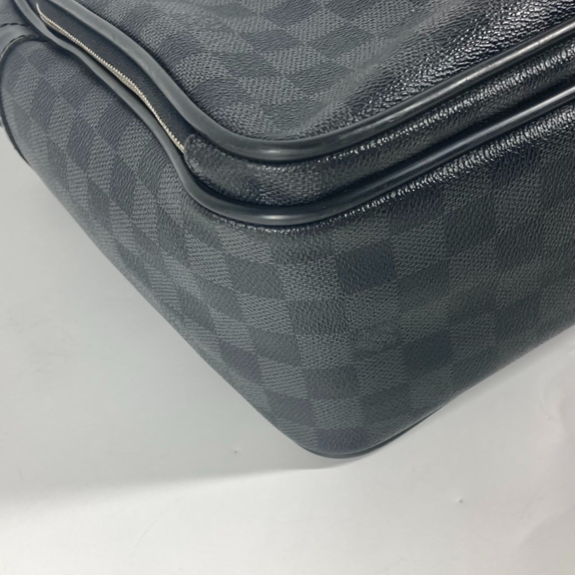 Louis Vuitton Black Damier Graphite Handbag Tote Bag